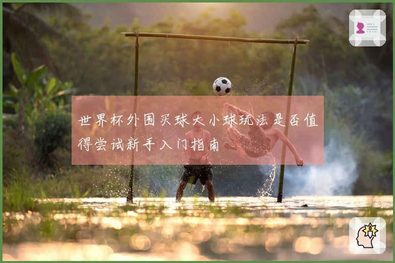 世界杯外围买球大小球玩法是否值得尝试新手入门指南